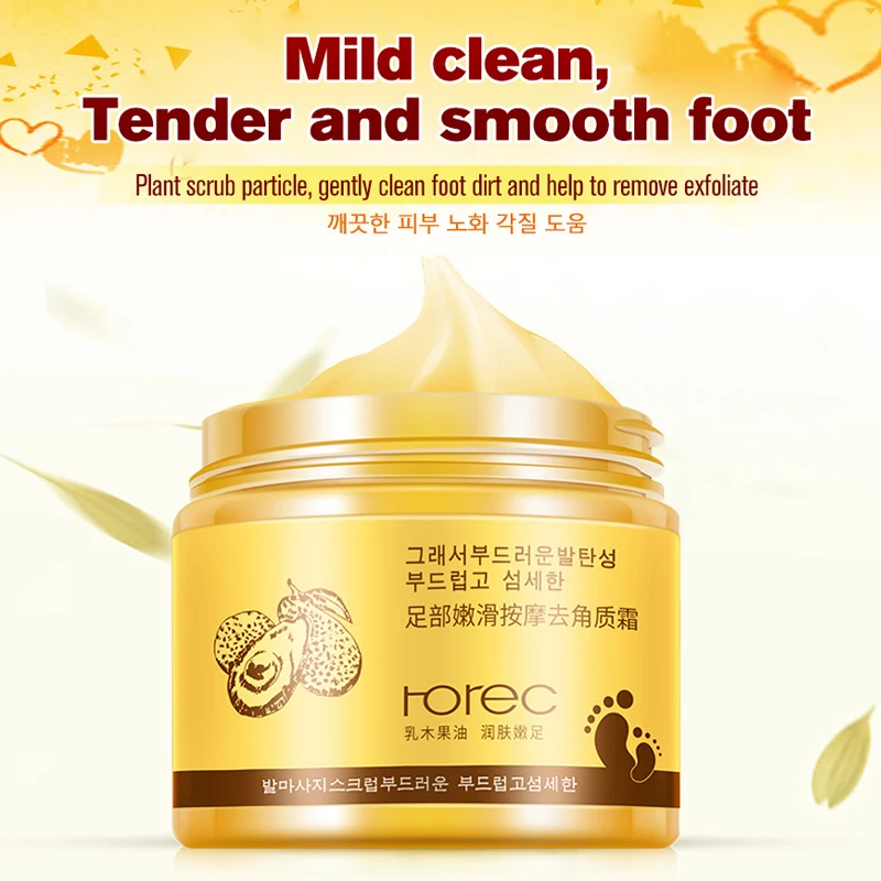 ROREC spa скраб Массаж Крем для ног увлажняющий пилинг отбеливающие носки smooth