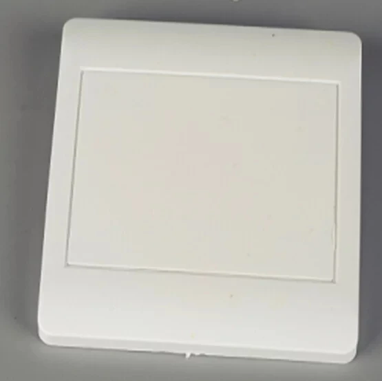 blank face plate 86 type ABS material white color front panel factory wholesales fiber optic ftth network wall mount tel 30pcs