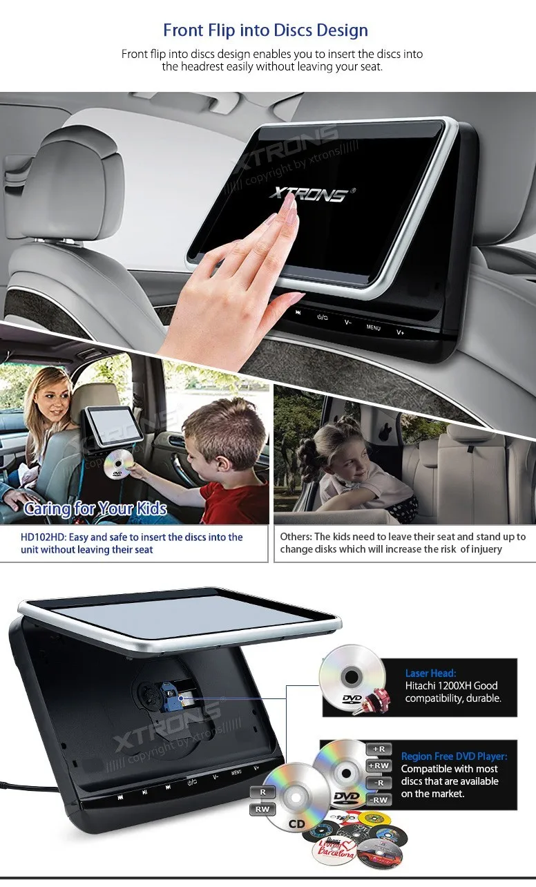 Sale 2pcs 10.1" Car Headrest DVD Player car PC 1080P Video Monitor HD Digital Screen Touch Panel 1024*600 HDMI Port with headphones 4 Sale 2pcs 10.1" Car Headrest DVD Player car PC 1080P Video Monitor HD Digital Screen Touch Panel 1024*600 HDMI Port with headphones 4