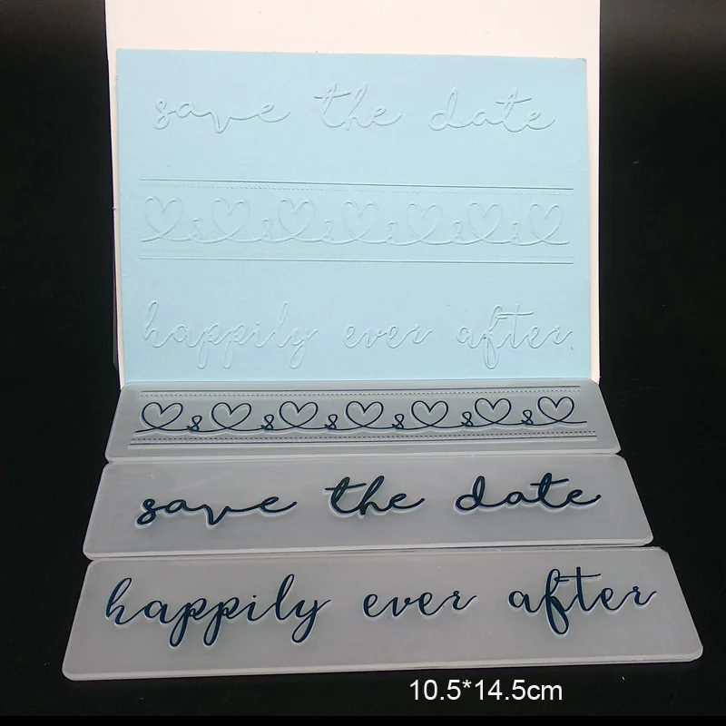 heart link Embossing Folder 01