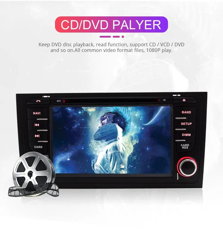 Flash Deal Besina 2 Din Android 9.0 Car DVD Player For AUDI A6 S6 RS6 GPS Navigation Wifi Bluetooth Multimedia Car Radio Antoaudio Stereo 5