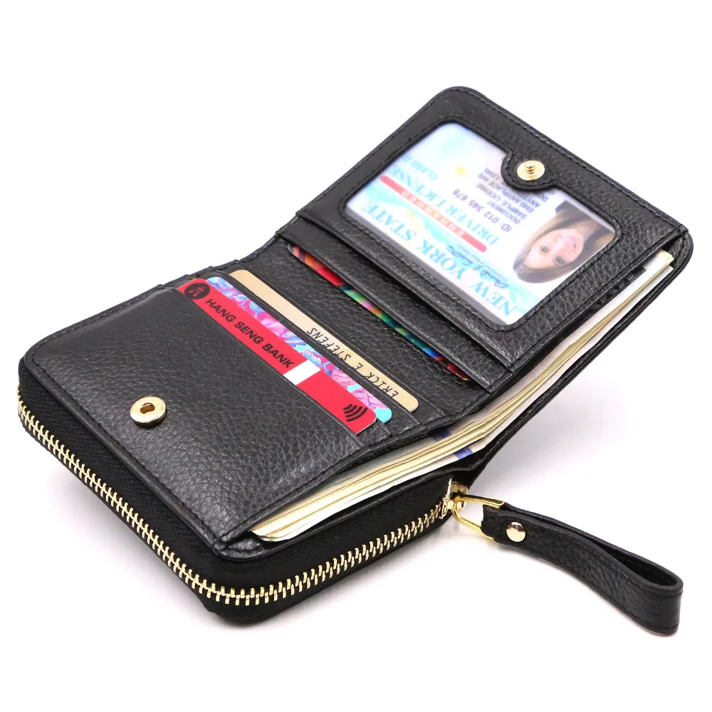 Аккордеон Wallet RFID кожаный бумажник карты для Для женщин держатель кредитной чехол