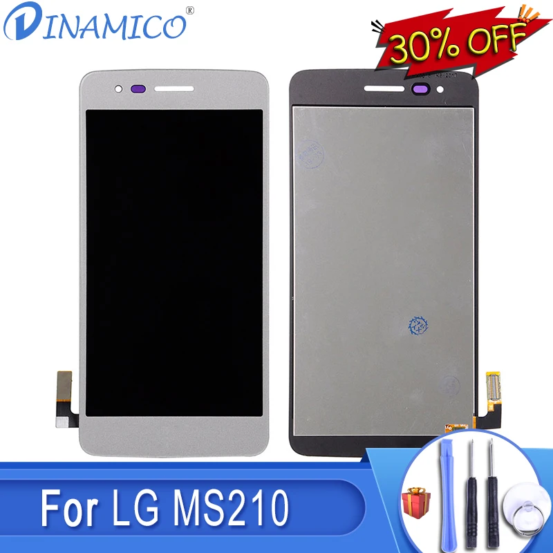 

Dinamico Promotion For LG K8 2017 LCD With Touch Glass Screen Digitizer Assembly MS210 Lcd Display With Frame Free Shipping