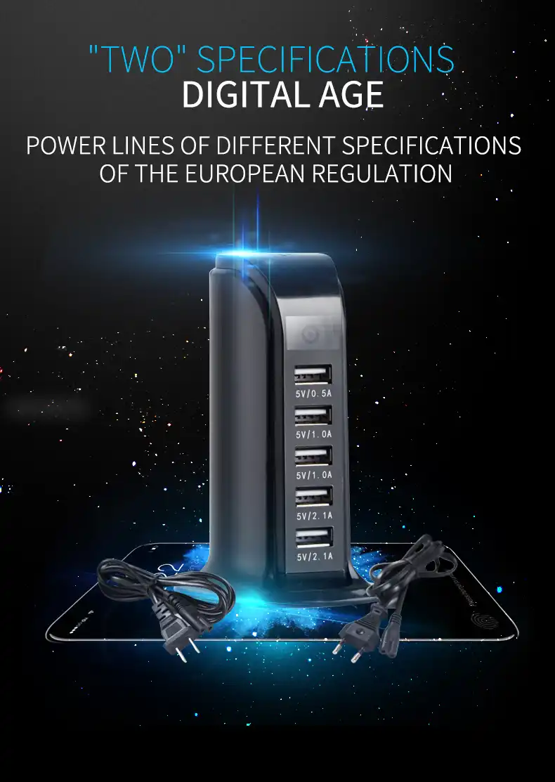 1080P Wifi Mini kamera 5 Port 4A ładowarka USB stojąca 1080P Wifi Mini kamera 5 Port 4A ładowarka USB stojąca