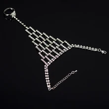 В европейском стиле модное серебряное кольцо с кисточками ювелирные изделия из бисера и страз Винтаж для женщин Дамская обувь# B107