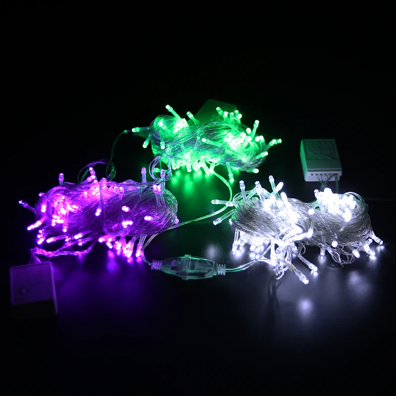 10M 100 Led String Garland Christmas Tree Fairy Light Chain connectable Waterproof Home Garden Party Outdoor Holiday Decoration