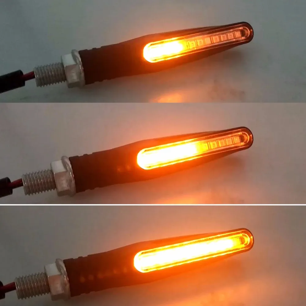 LED motorcycle Atmosphere light 10MM hole flowing water flicker led moto turn signal Indicators Blinker Flexible Bendable lamp LED motorcycle Atmosphere light 10MM hole flowing water flicker led moto turn signal Indicators Blinker Flexible Bendable lamp
