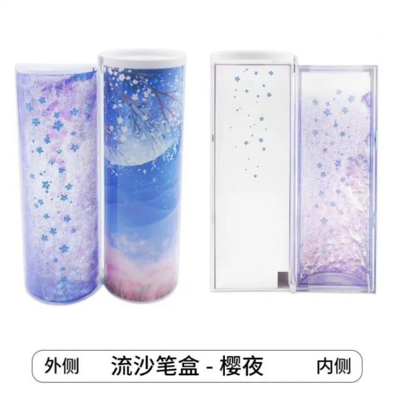 Cena 5 kolor wielofunkcyjny piórnik quicksand piórnik studenci korzystają z o dużej pojemności na długopisy torby moda przenośne