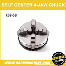 K02-50 Mini 4 кулачковый патрон/50 мм Самоцентрирующийся Зажимной патрон/Токарный мини-патрон/M14 Соединительный винт