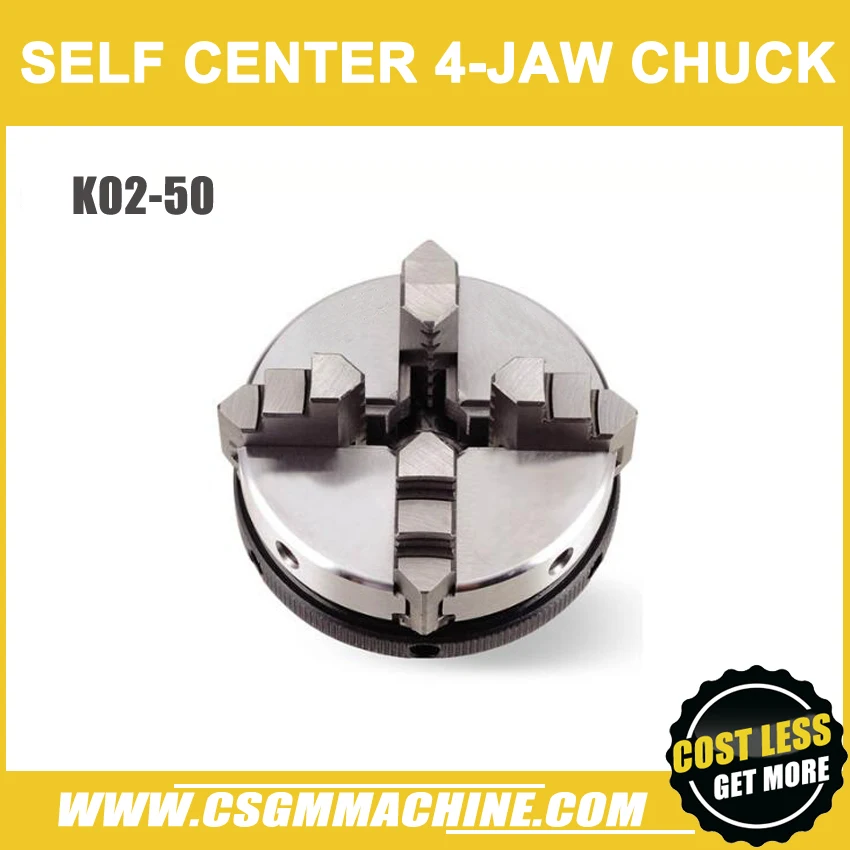 

K02-50 Mini 4-Jaw Chuck/50mm self-centering Chuck/mini Lathe chuck/M14 connection screw