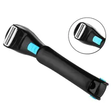 BellyLady электрическая бритва для волос на спине, складная бритва для волос на батарейках, инструмент для удаления волос с длинной ручкой