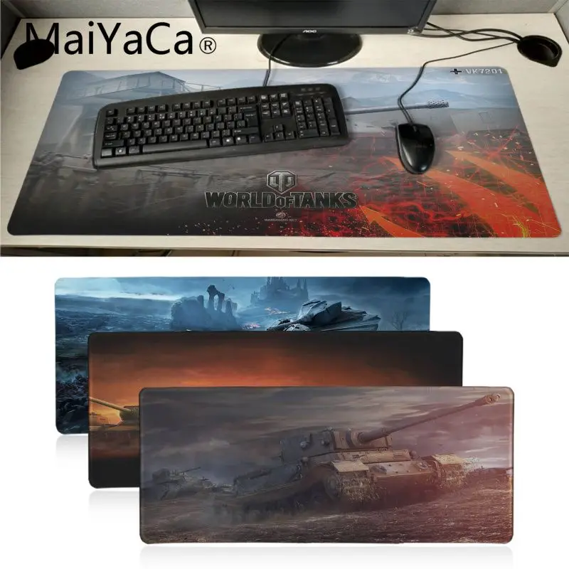 Игровой коврик Maiyaca World Of Tanks красивый для мышки в стиле аниме большой игровой мыши