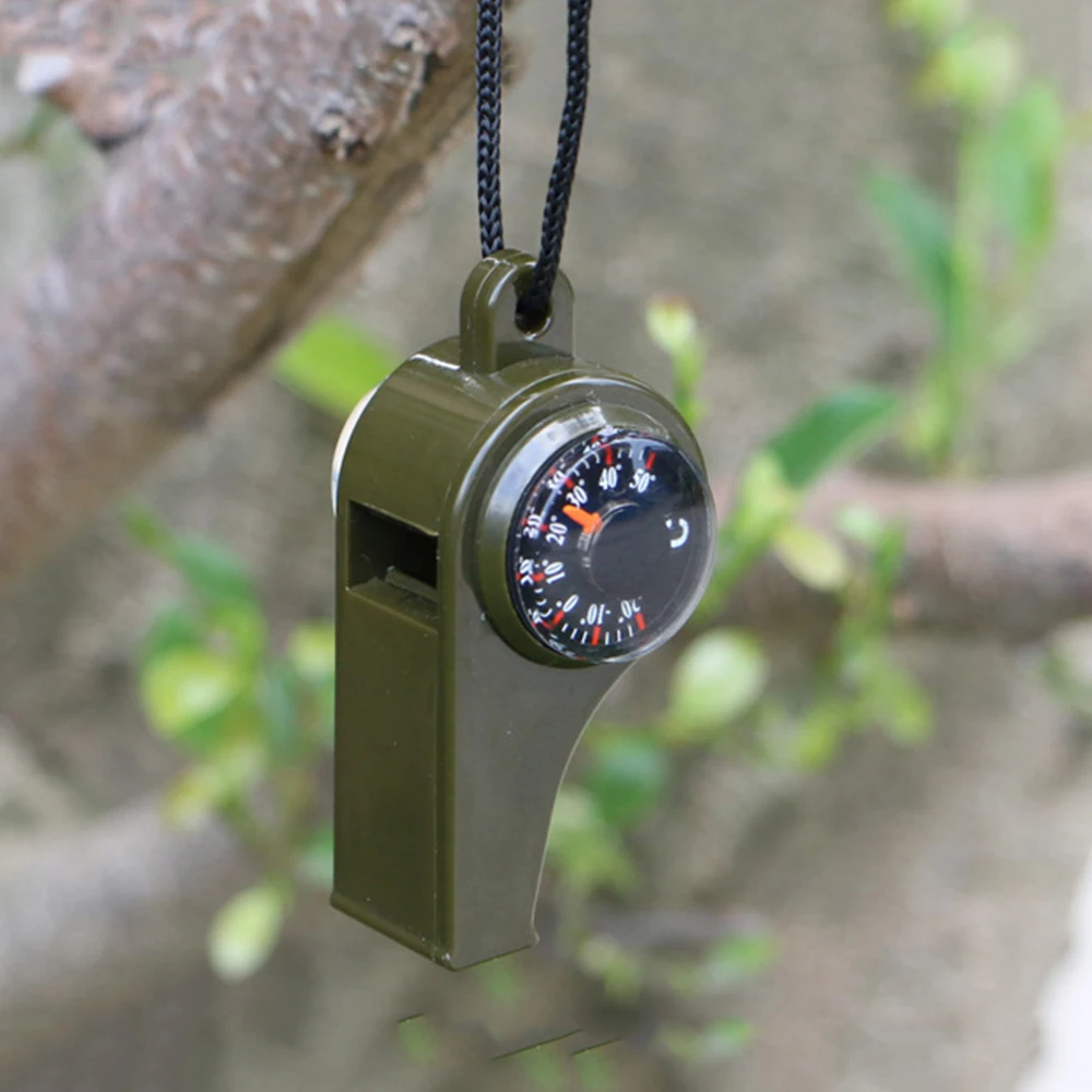 Three-in-one whistle compass thermometer multi-function outdoor life car travel Hiking styling | Автомобили и мотоциклы