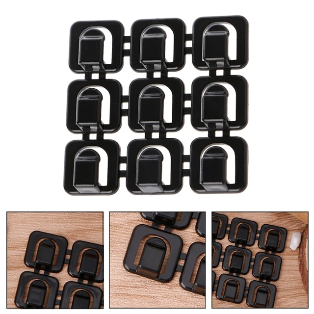 Wire Cord Cable Tidy Holder Drop Clip Organizer Desk Line Adhesive