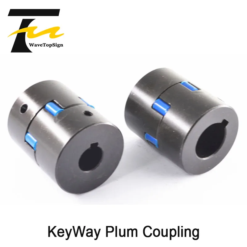 

Free Shipping WaveTopSign L-type Three-jaw with Keyway Coupling Plum Coupling Servo Motor Coupling Star Coupling High Torque