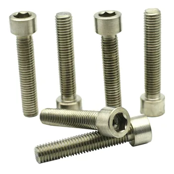 

Titanium Bolt M12 x20 25 30 40 50 100mm Ti Bolt Column Not Knurled Head Original Grey Color Gr.2 Titanium Screw Ti Fastener 4pcs