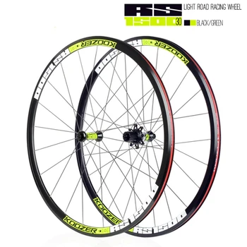 

KOOZER RS1500 wheel road bike 30mm rim front 2 rear 4 Bearing 72 ring 700C road bicycle wheel set 2: 1 spokes