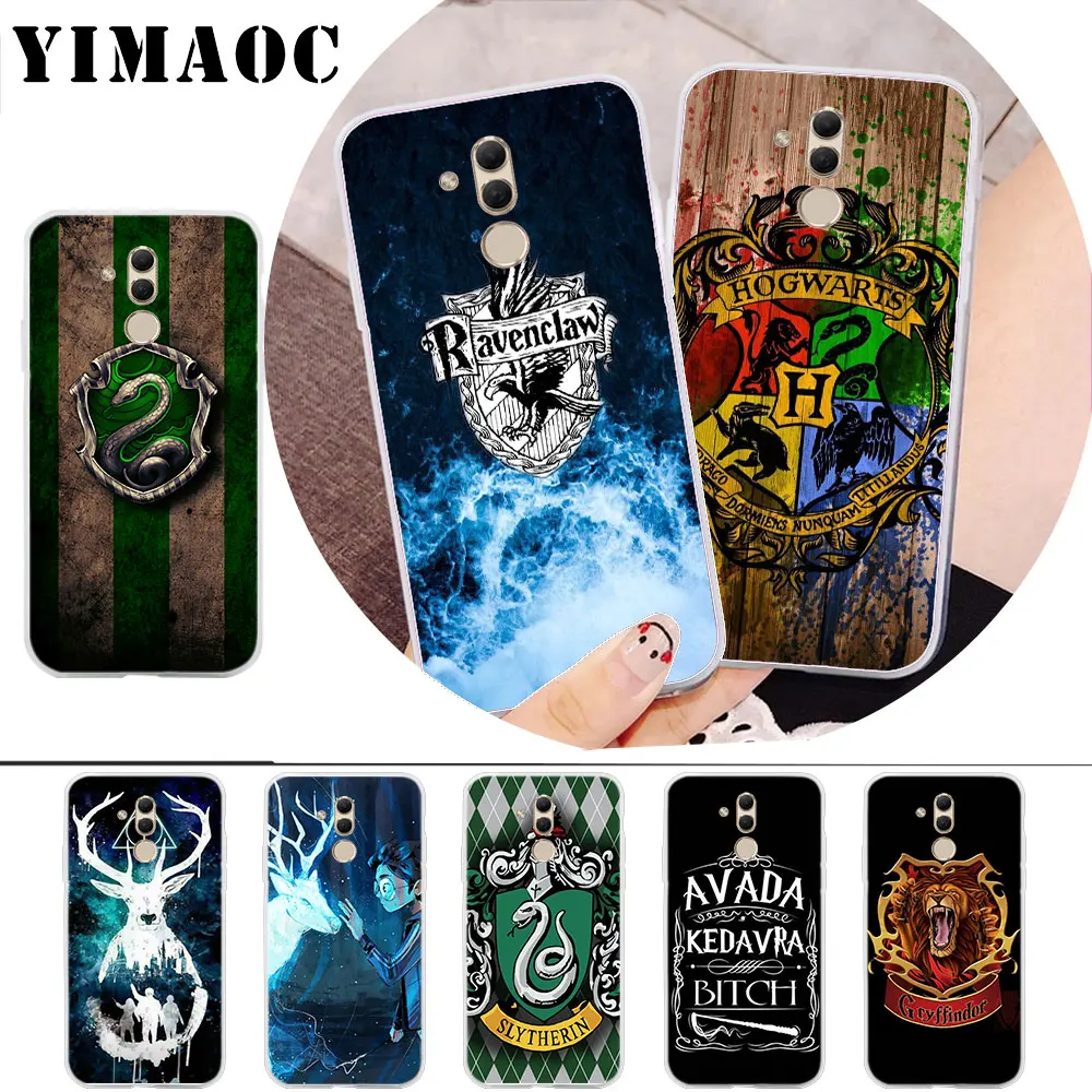 

YIMAOC Harry Potter always Slytherin School Soft Case for Huawei Mate 20 10 Nova lite 3 3i 2i Y6 Y7 Prime Y9 Cover