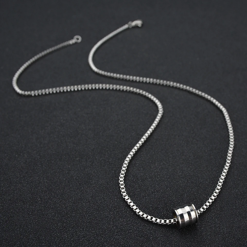 Новейший стиль, подвеска и ожерелье из нержавеющей стали для женщин, Брендовое Серебрянное колье, чокер, цепочка для женщин, бижутерия