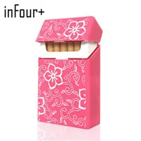 Вмещает 20 сигарет, модный силиконовый чехол для сигарет Модный чехол эластичный резиновый Портативный Женский чехол для сигарет