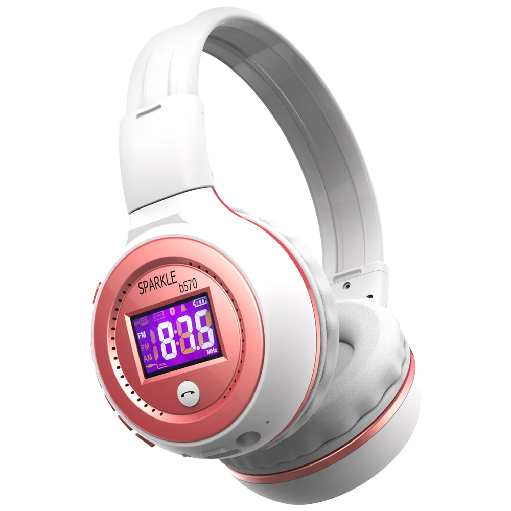 Zealot B570 Bluetooth Наушники Складная Hifi Стерео Беспроводная Гарнитура FM Радио
