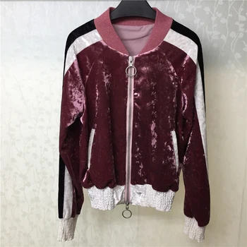 

High Quality Brand Sport Jacket Women Solid A-Line 2019 New Arrivals Fashion Blue Outwear Coat For Women