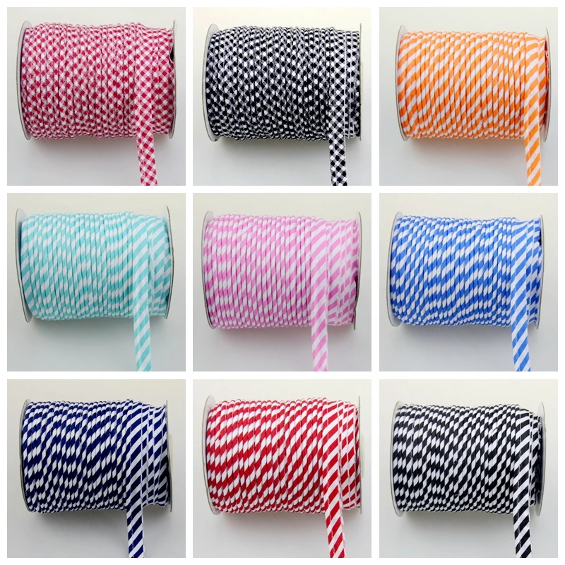 12mm cotton Bias Piping Tape with cord Rope DIY making sewing home