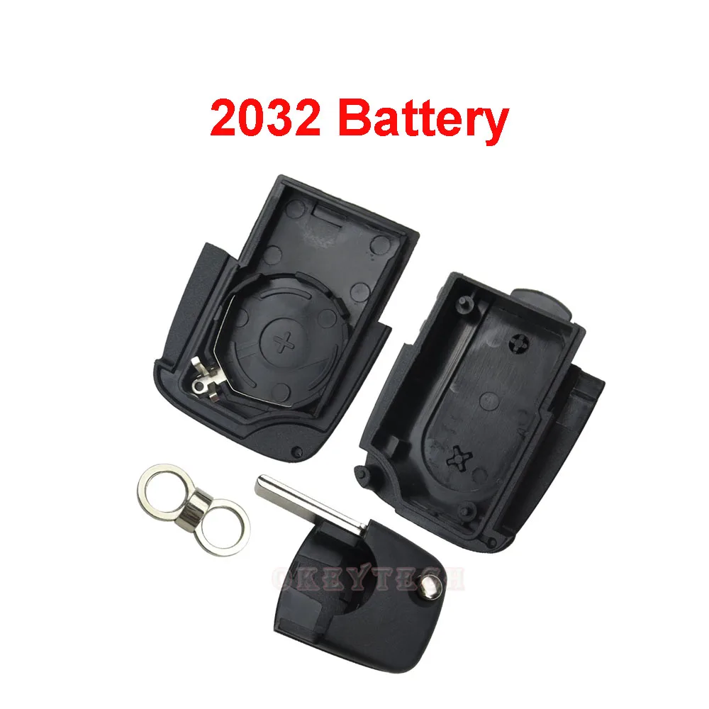 OkeyTech 2 кнопки для Audi A2 A3 A4 A6 A8 TT флип чехол автомобиля складной Audi|buttons buttons|button for