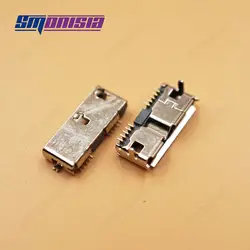 Smonisia 10 шт. Micro USB 3.0 Интерфейс гнездо 10 P dip-разъем пайки печатных плат Micro USB 3.0 Инструменты для наращивания волос