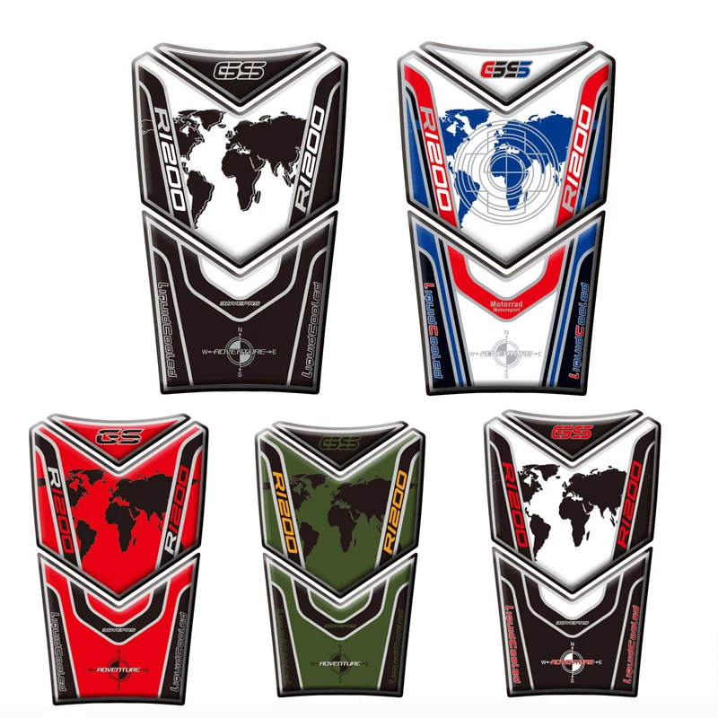 

High quality Motorcycle Tank Pad Protector Sticker Fish Bone Sticker For BMW R1200GS Adventure 2014 15 16 17 14-17