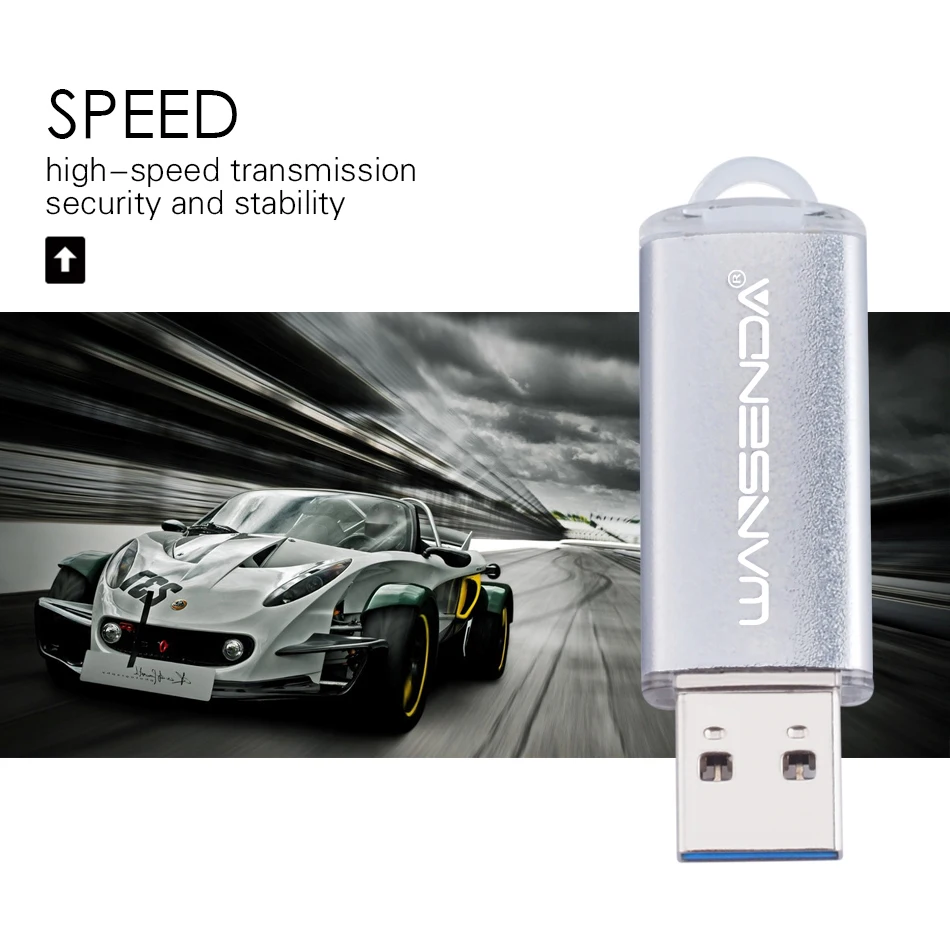 Новый Usb флеш накопитель 3 0 WANSENDA USB 128 ГБ 8 16 32 64 256 мини флешка высокоскоростной