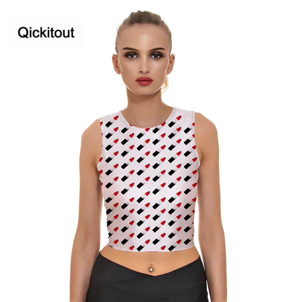 Qickitout Tanks 2016 Summer Style Women Tri color Pens Office Tops