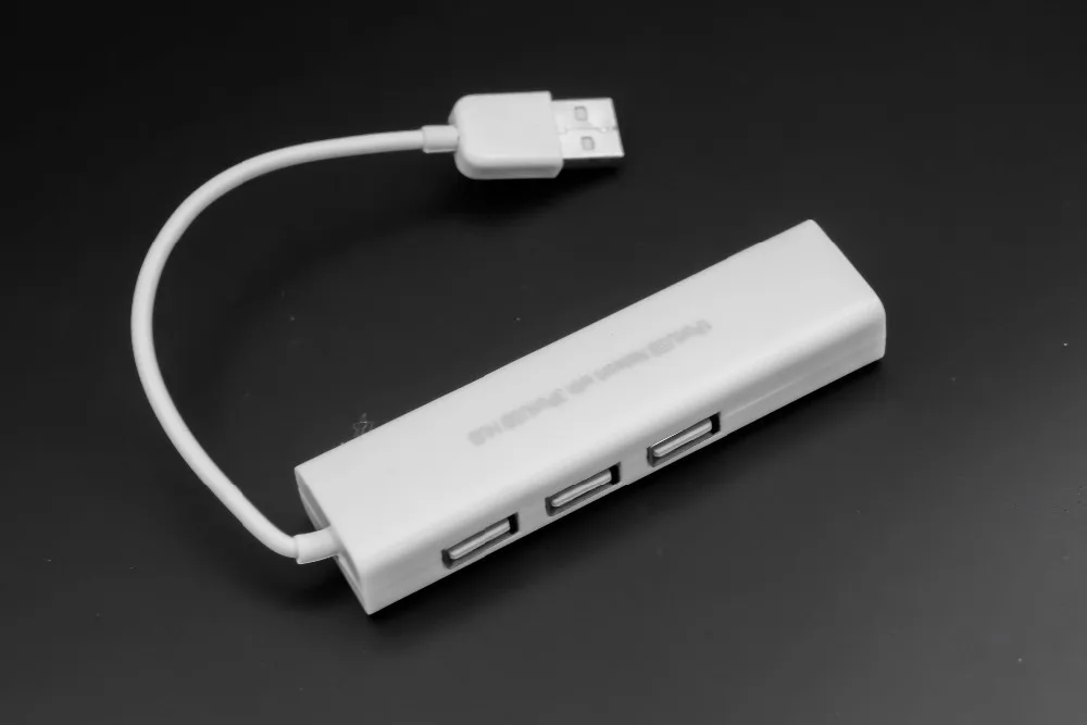 Высокое качество USB к сети LAN адаптер Ethernet RJ45 с 3 портами USB 2,0 концентратор адаптер для Android планшетов Прямая поставка