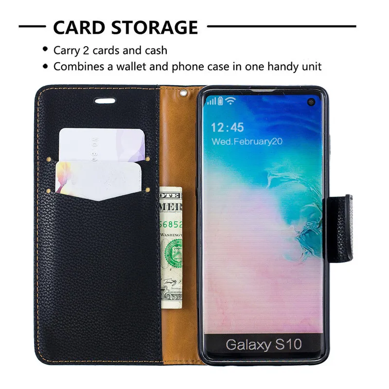 Для samsung Galaxy S10 Plus, чехол для samsung S10, кожаный чехол-книжка с бумажником для samsung Galaxy S 10, S10e, S10Plus, чехол для телефона s