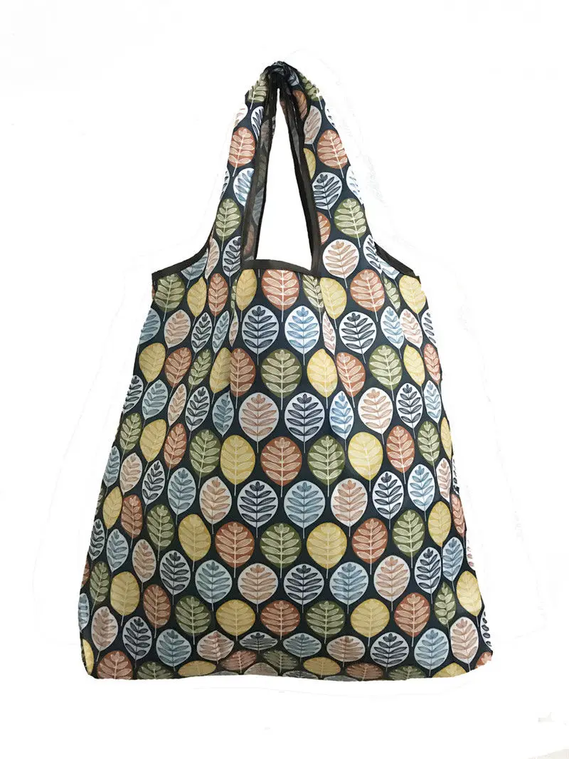 Водонепроницаемая Складная многоразовая эко хозяйственная сумка через плечо сумка-тоут сумка - Цвет: M