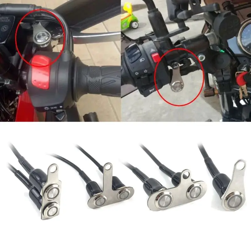12 V/5A рулевой переключатель мотоцикла универсальный Водонепроницаемый фар на кнопку включения/выключения питания регулируемое крепление для ATV Dirt Bike электрический велосипед