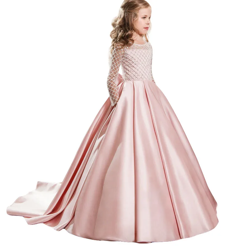 

Girls Dress Kids Party Dresses For Girls Princess Dress Children Prom Wedding Gown Flower For Girl Costume 6 7 8 9 10 11 12 Year