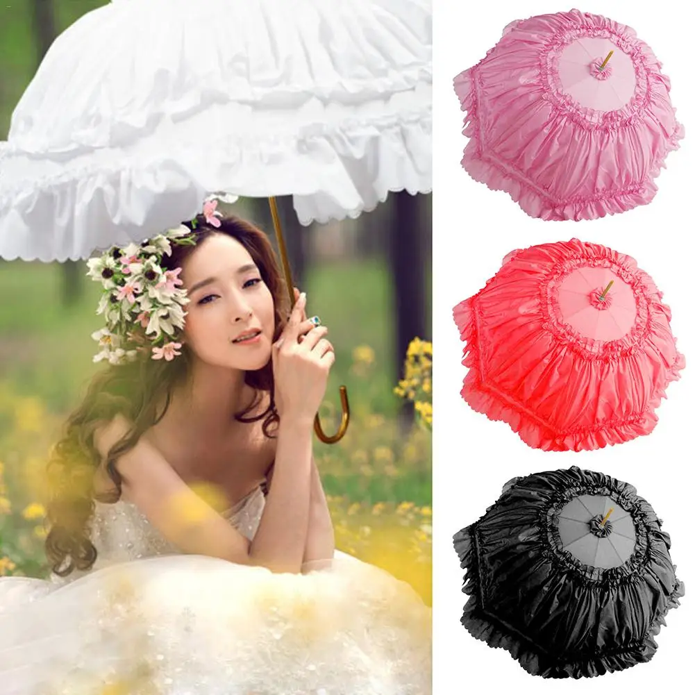 

Sunproof Windproof Umbrella Ladies Lace Princess Umbrella Wedding Photography Props For Wedding Photography And So On