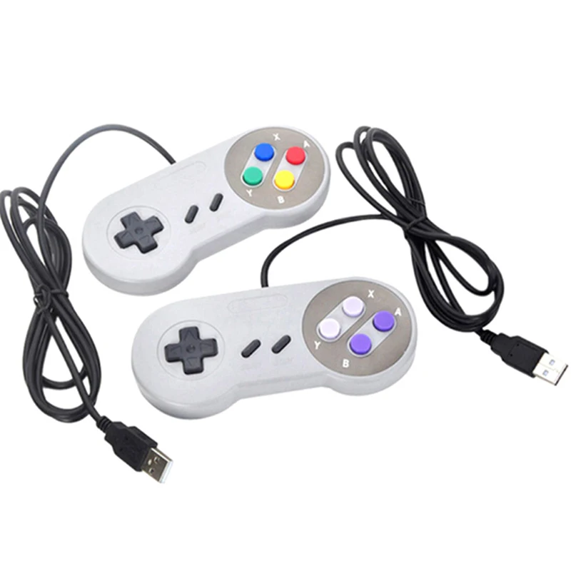 1 шт. USB контроллер игровой джойстик геймпад контрольный Лер для nintendo SNES игровой коврик для Windows pc MAC компьютерный контрольный джойстик