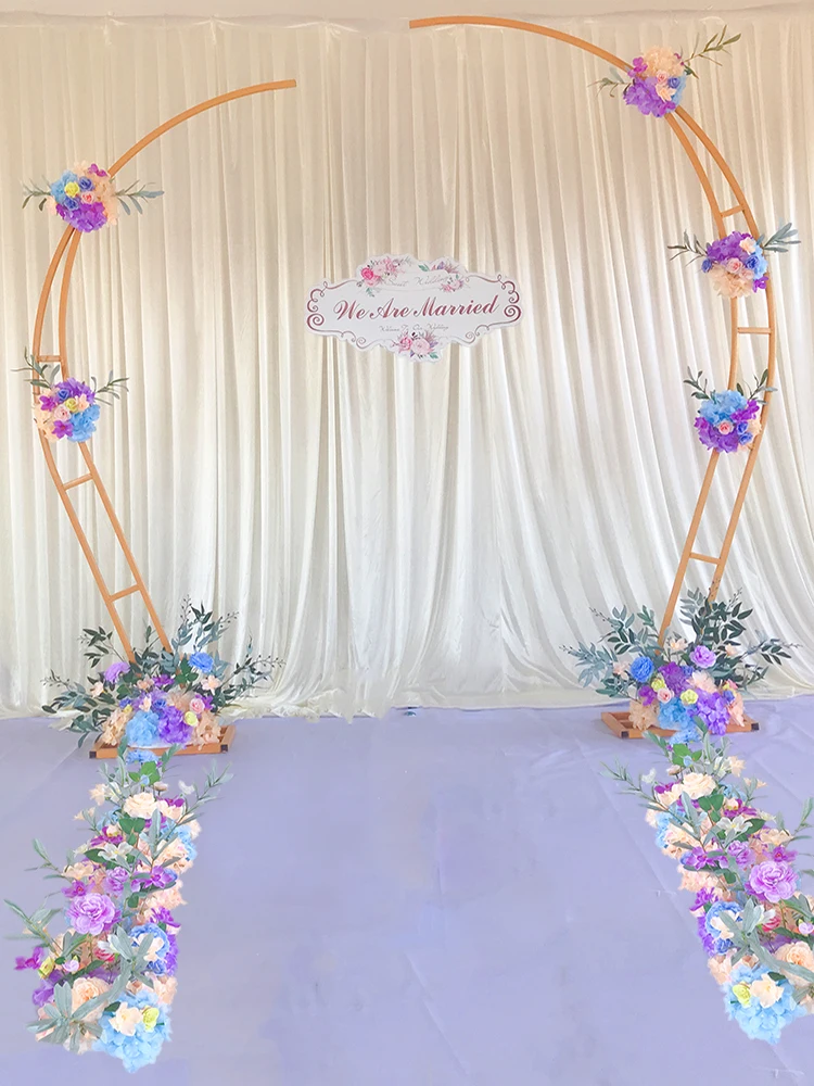 JAROWN Wedding Heart Shaped Arch Flower Stand Wedding Scene Arrangement Props Party Ornaments Arches Geometry Decoration (2)