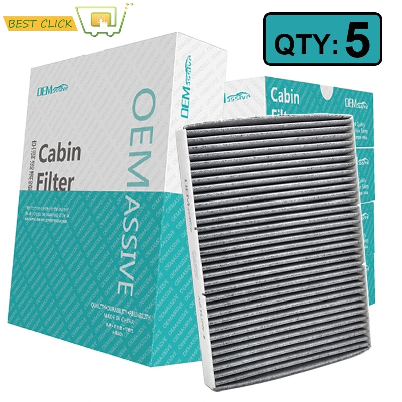 

5in1 Car Pollen Cabin Air Filter For Audi A3 TT VW Golf Jetta Beetle Bora Polo Skoda Octavia SEAT Arosa 1J0819644A 1J0819644
