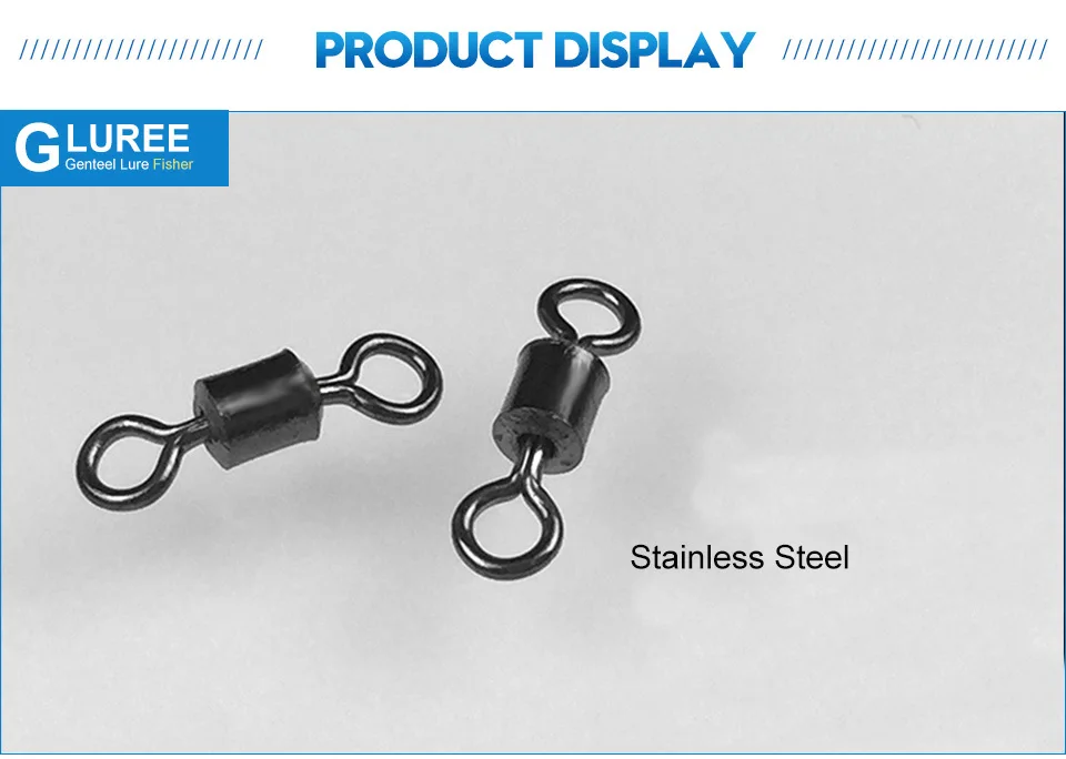 GLUREE-50PcsLot-Stainless-Steel-8-Word-Loop-Ball-Bearing-Swivel-Solid-Rings-Fishing-Connector-Accessories-Fishing-Tools_05