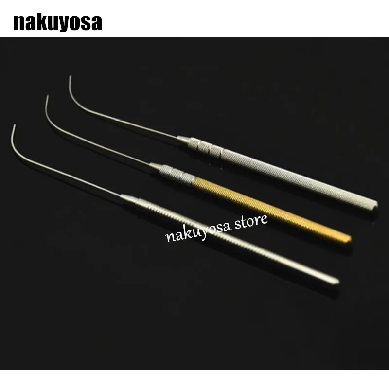 

3pcs Round handle Ophthalmic Instruments Double eyelid simulator Designer Eyelid designer Eye probe Arc probe Customizer gauge