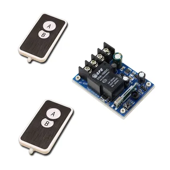 

Smart Home DC12V 24V 36V 48V 1CH Wireless Remote Control Switch Relay Receiver Module and 2pcs RF Transmitter 315/433Mhz