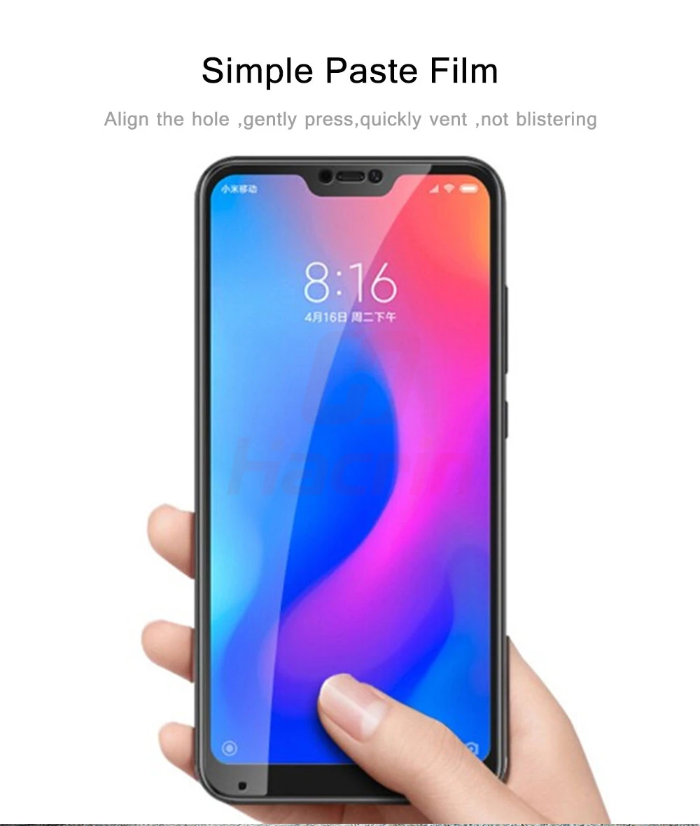 Для Xiao mi Red mi 6 Pro закаленное стекло прозрачное полное покрытие Защитная крышка для Xiaomi mi A2 Lite/mi a2 Lite
