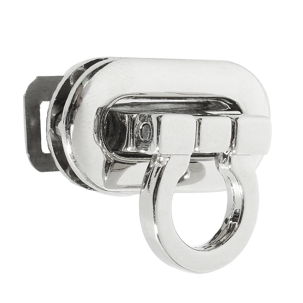 10Pcs Round Shape Clasp Turn Twist Lock for Leather Handbag Bag Purse