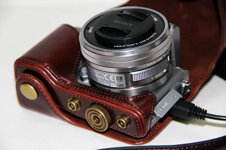 Из искусственной кожи Камера чехол кожаная сумка чехол КРЫШКА ДЛЯ цифровой Камера sony NEX-5R NEX-5T NEX-5N
