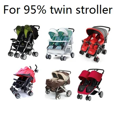 Twin Stroller Rain & Dust Cover 6