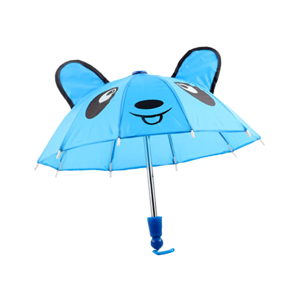 Красивый зонт, аксессуары для детей, подарки для девочек, подходит для 18 дюймов, американская кукла для девочек JS23 - Цвет: Blue