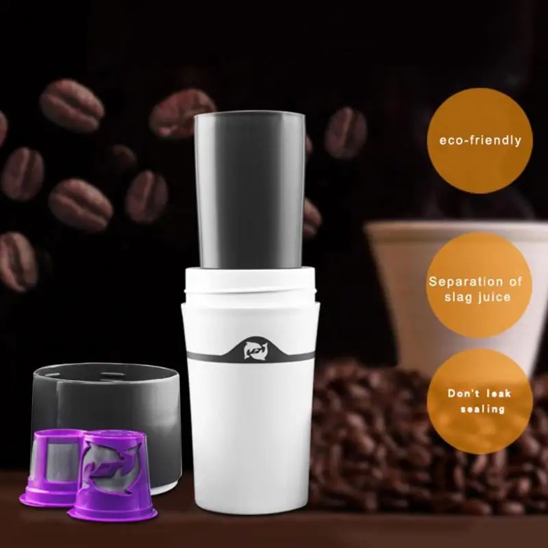 

Hand Pressure K-cup original capsule Caffee Filter Portable Capsules Coffee Machine Manual Coffee Maker Bottle